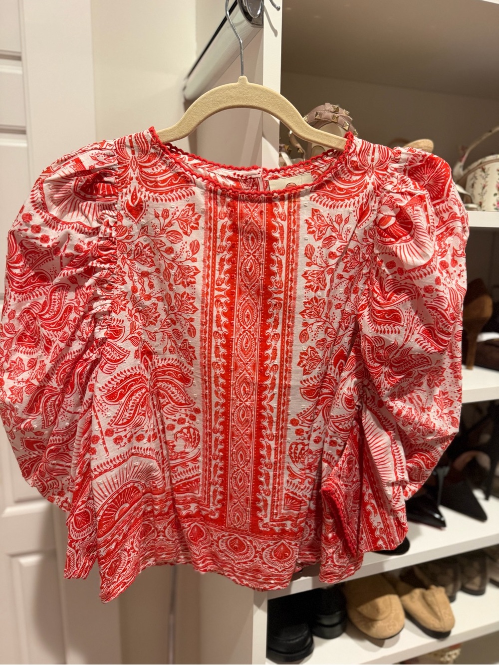 Farm Rio Red River Ride Blouse - Picture 4 of 6